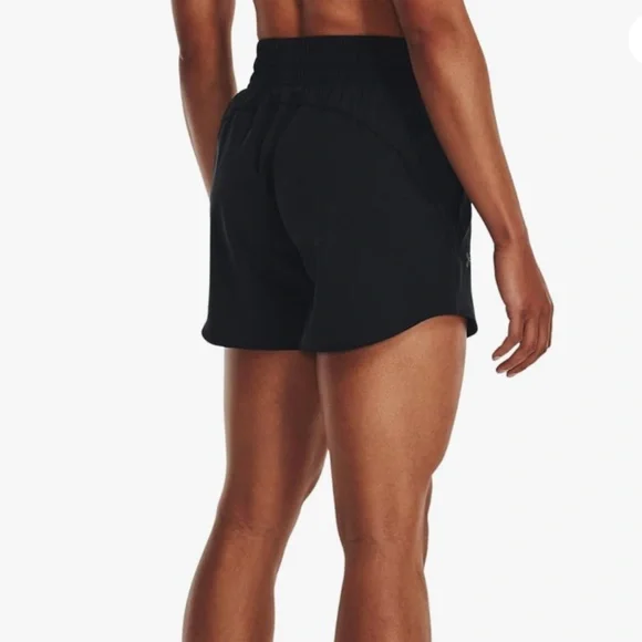 Under Armour Women's Flex Woven 5" Shorts, Size Large, Black, NWT - Picture 2 of 2